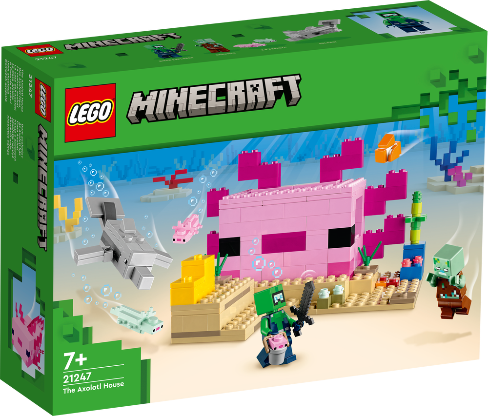 LEGO MINECRAFT LA CASA DELL’AXOLOTL 21247