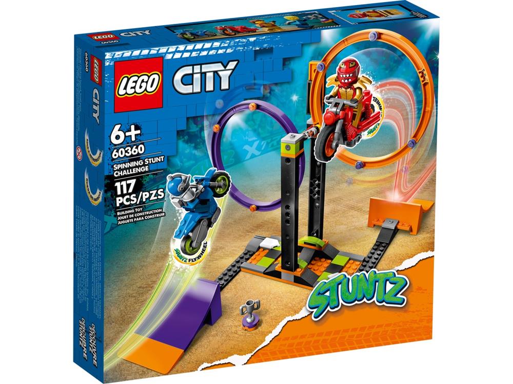 LEGO CITY STUNTZ SFIDA ACROBATICA: ANELLI ROTANTI 60360