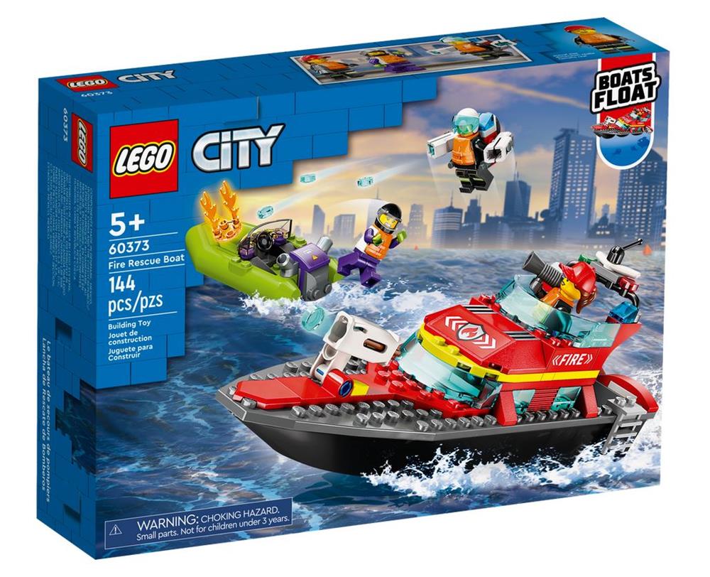 LEGO CITY BARCA DI SOCCORSO ANTINCENDIO 60373