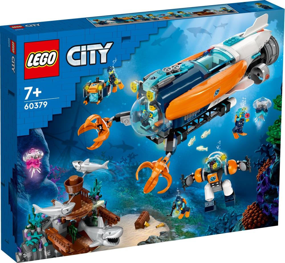 LEGO CITY EXPLORATION SOTTOMARINO PER ESPLORAZIONI ABISSALI 60379