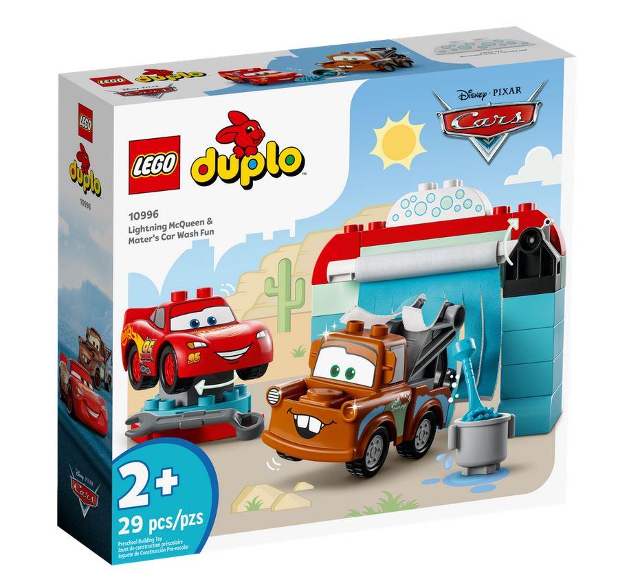 LEGO DUPLO DISNEY DIVERTIMENTO ALL’AUTOLAVAGGIO CON SAETTA MCQUEEN E CRICCHETTO 10996