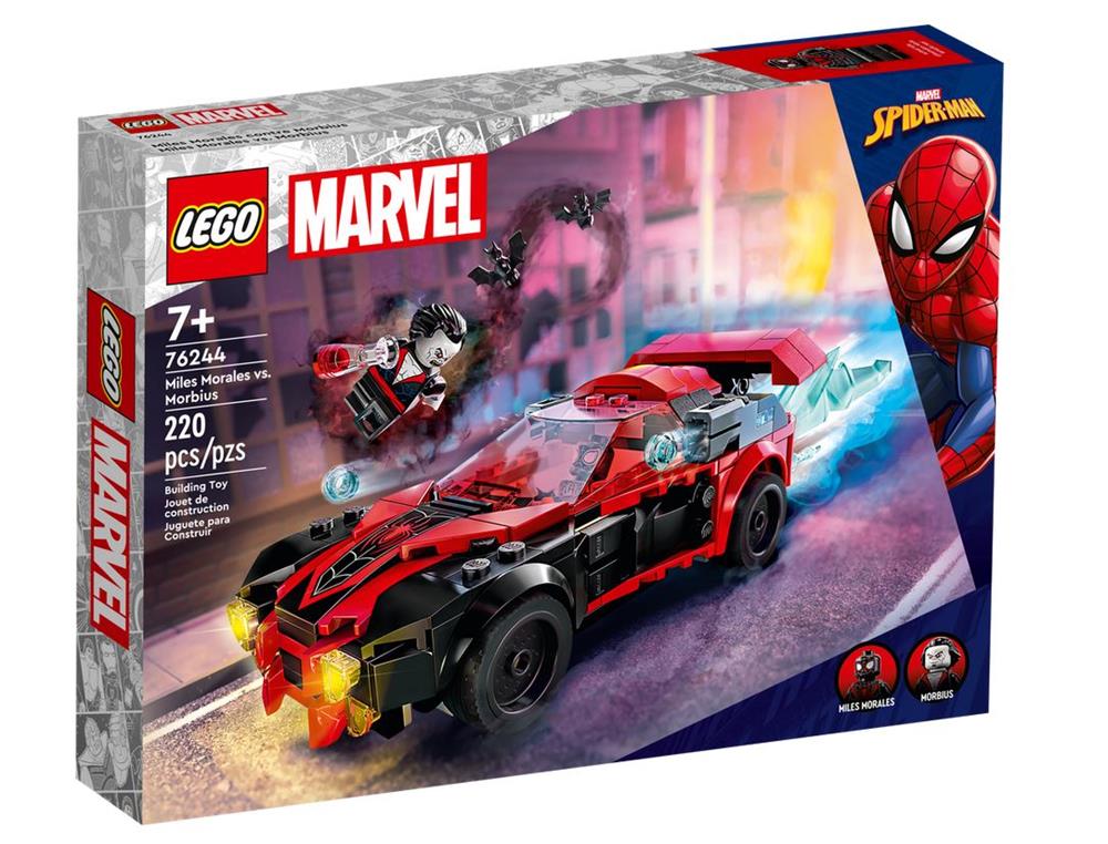 LEGO MARVEL MILES MORALES VS. MORBIUS 76244