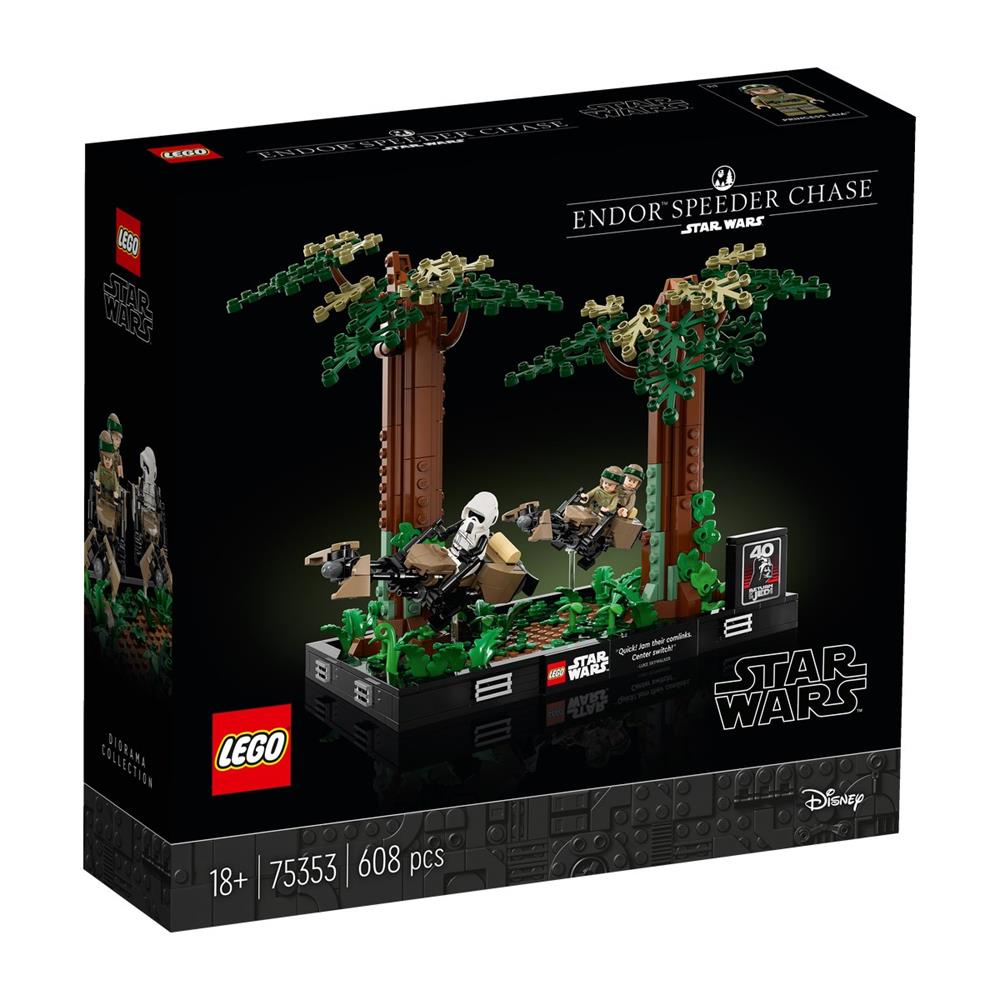 LEGO STAR WARS DIORAMA INSEGUIMENTO CON LO SPEEDER SU ENDOR™ 75353