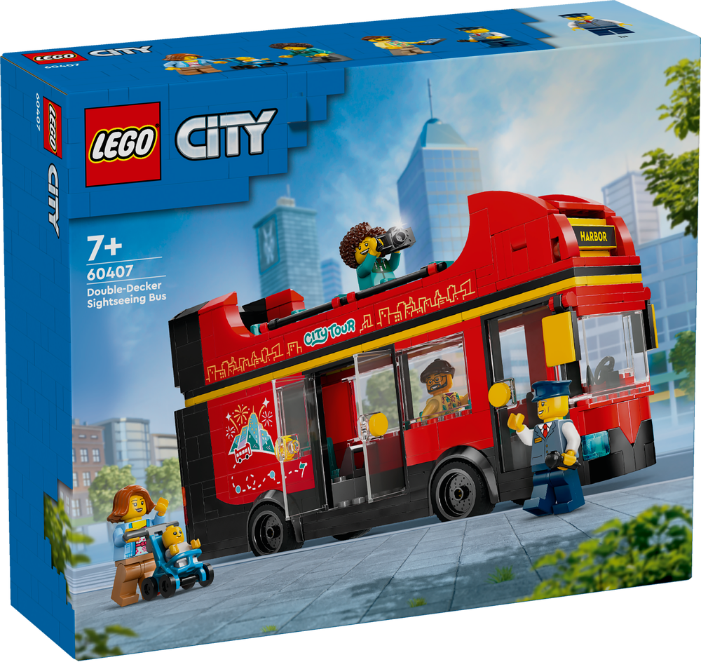 LEGO CITY AUTOBUS TURISTICO ROSSO A DUE PIANI 60407