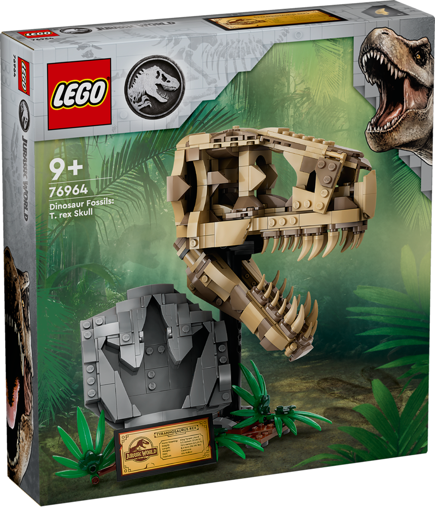 LEGO JURASSIC WORLD FOSSILI DI DINOSAURO: TESCHIO DI T-REX 76964