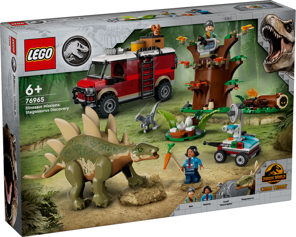 LEGO JURASSIC WORLD MISSIONE DINOSAURO: SCOPERTA DELLO STEGOSAURO 76965