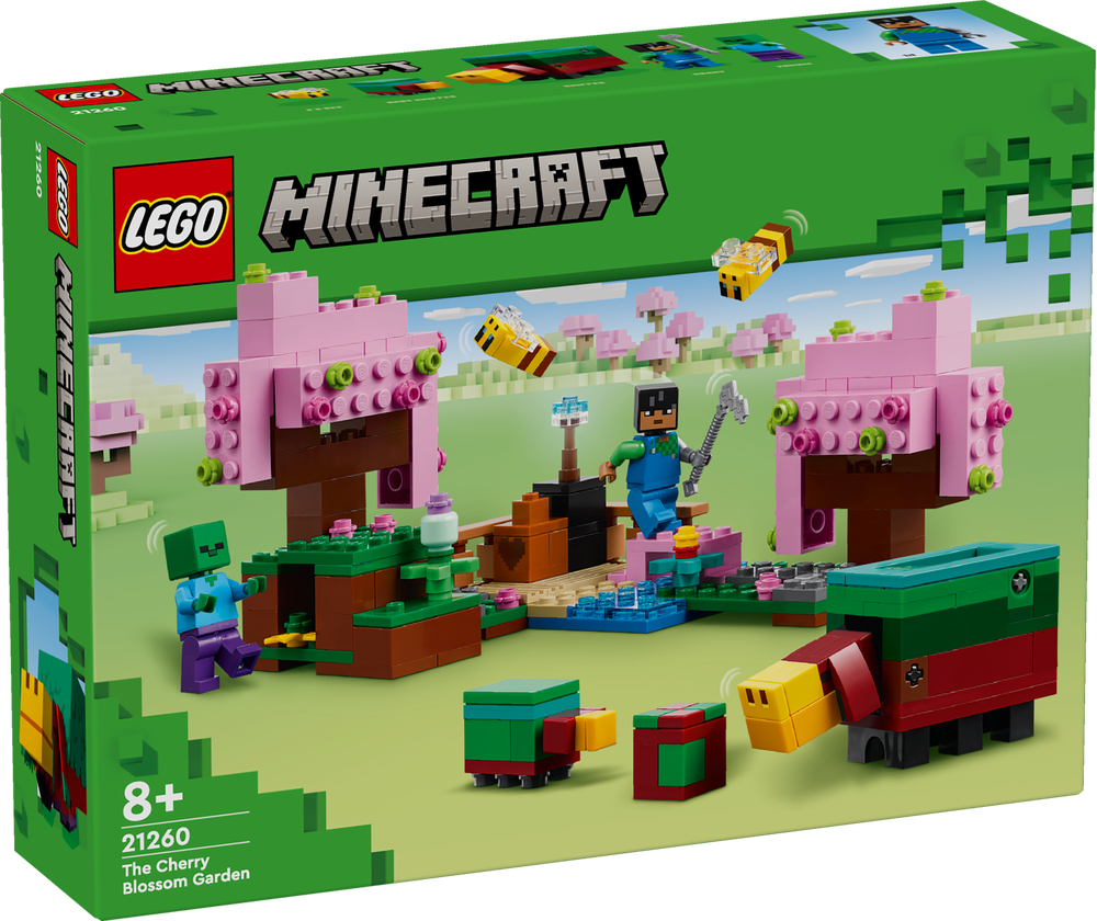 LEGO MINECRAFT IL GIARDINO DEL CILIEGIO IN FIORE 21260