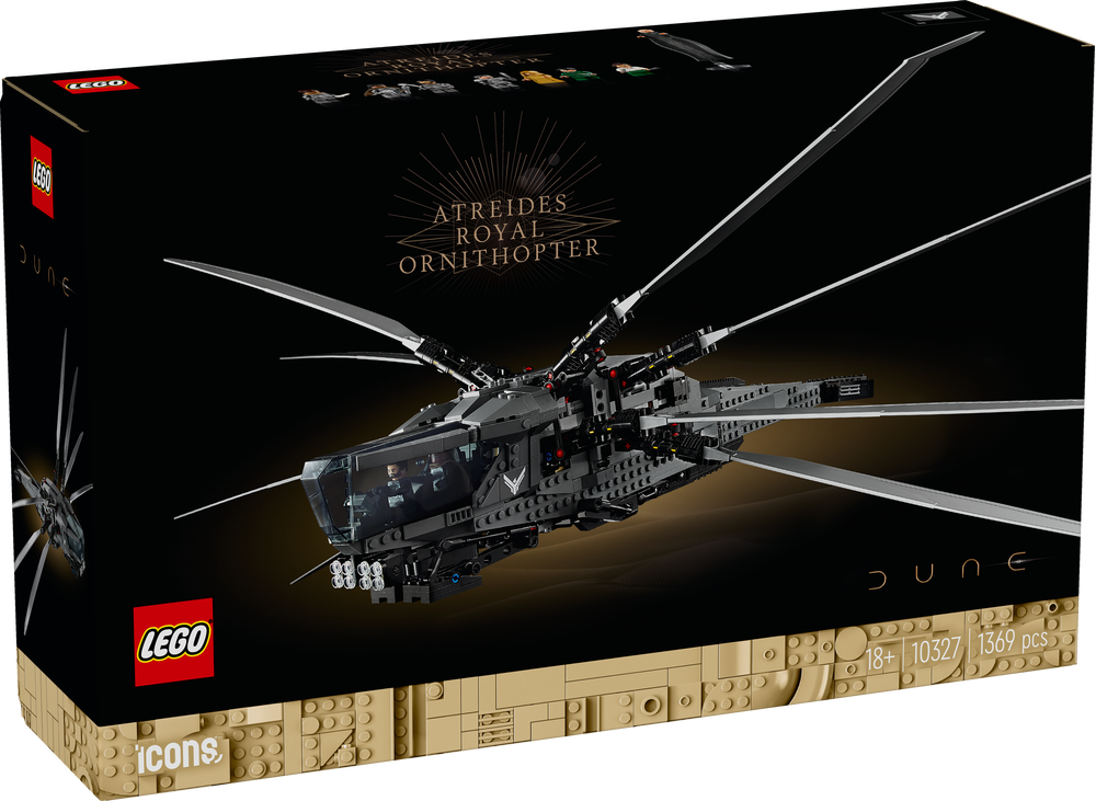 LEGO ICONS DUNE ATREIDES ORNITOTTERO REALE 10327