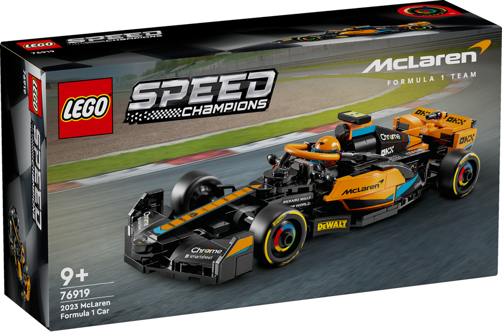 LEGO SPEED CHAMPIONS MONOPOSTO DA CORSA MCLAREN FORMULA 1 2023 76919