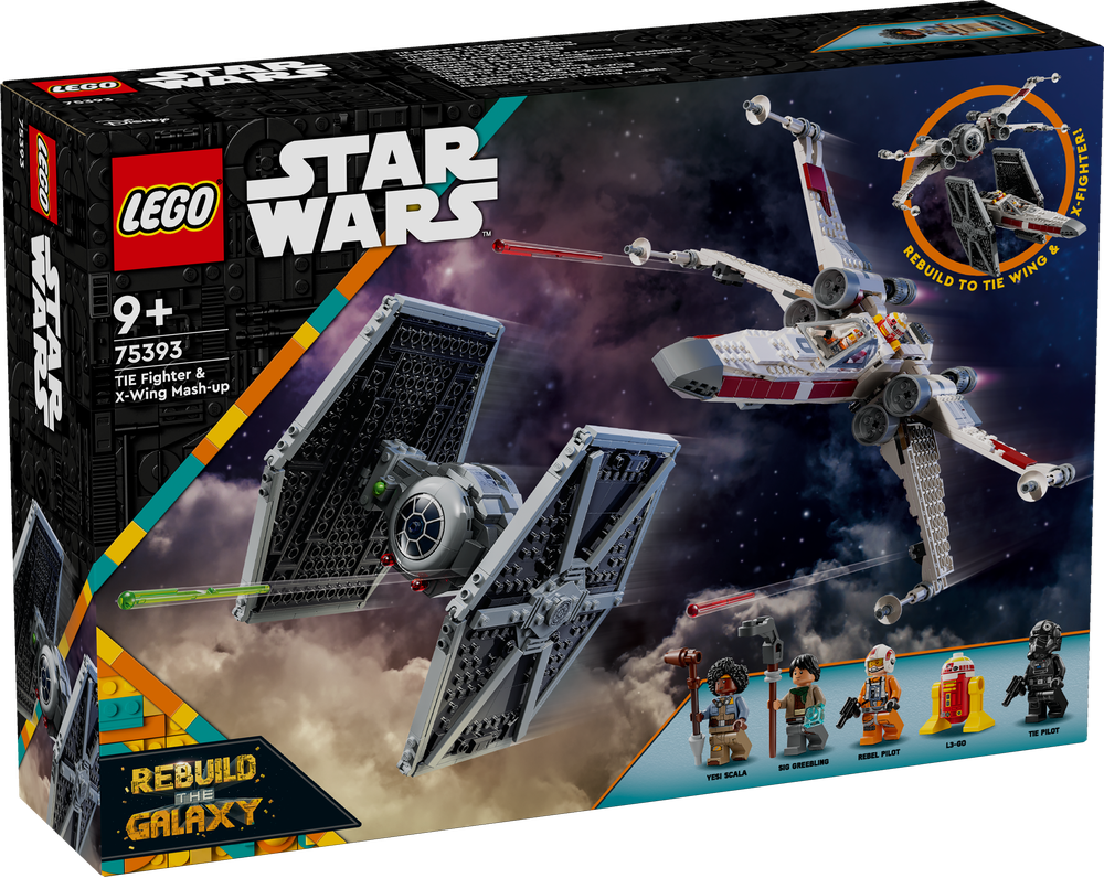 LEGO STAR WARS MASH-UP TIE FIGHTER E X-WING 75393