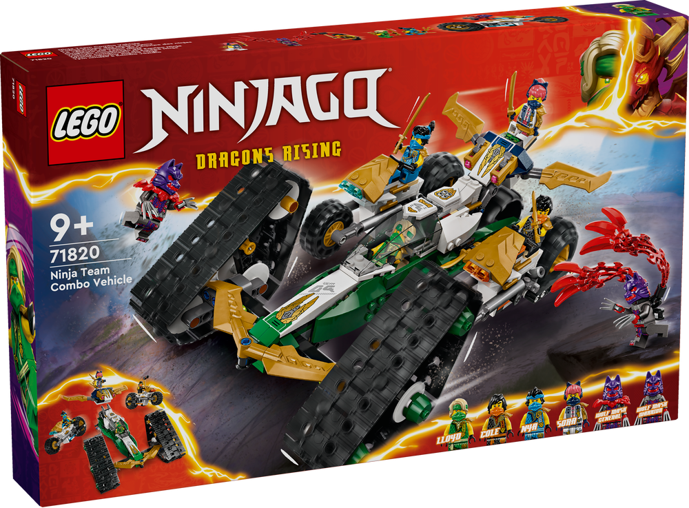 LEGO NINJAGO CINGOLATO DEL TEAM NINJA 71820