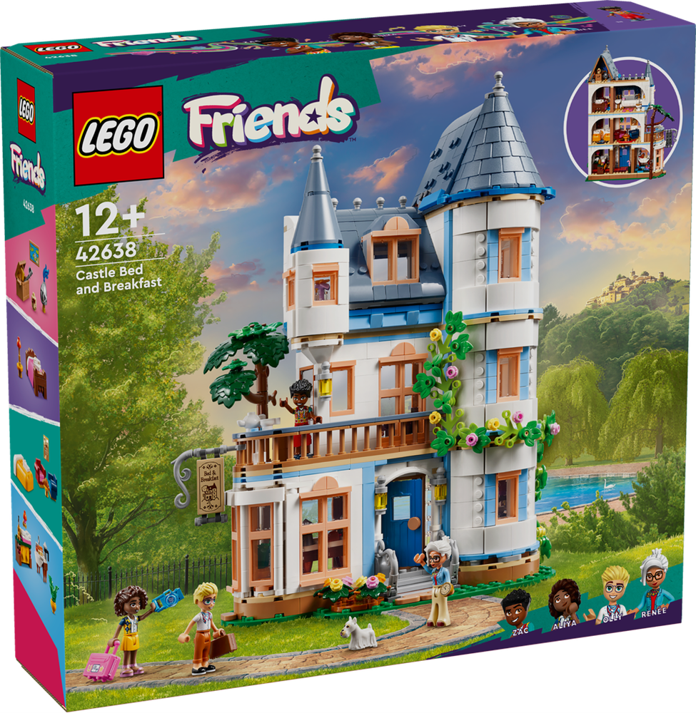 LEGO FRIENDS BED AND BREAKFAST AL CASTELLO 42638