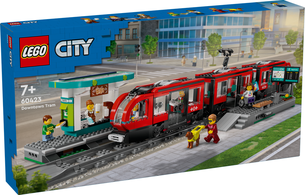 LEGO CITY TRAM E FERMATA DEL TRAM 60423