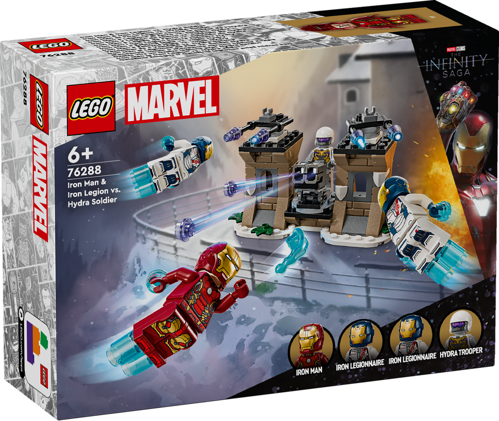 LEGO SUPER HEROES IRON MAN E LEGIONE DI FERRO VS. SOLDATO HYDRA 76288