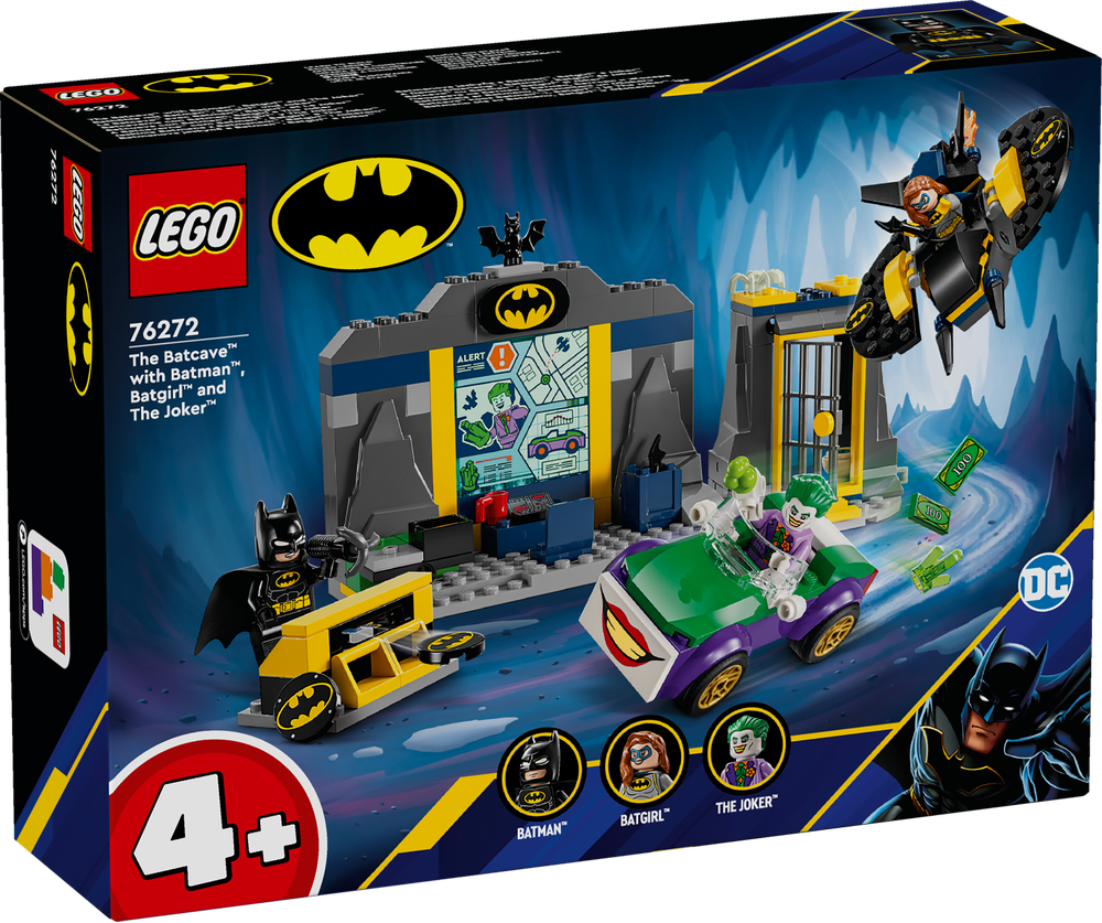 LEGO SUPER HEROES BATCAVERNA CON BATMAN BATGIRL E THE JOKER 76272