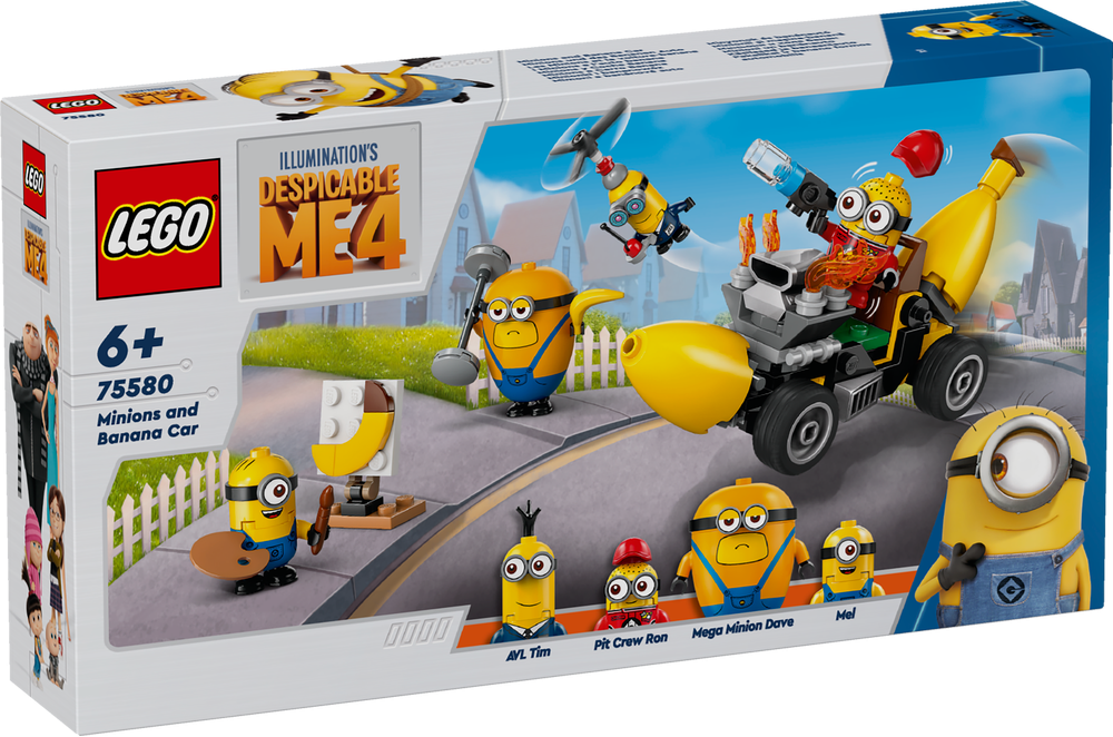 LEGO DESPICABLE ME I MINIONS E L’AUTO BANANA 75580