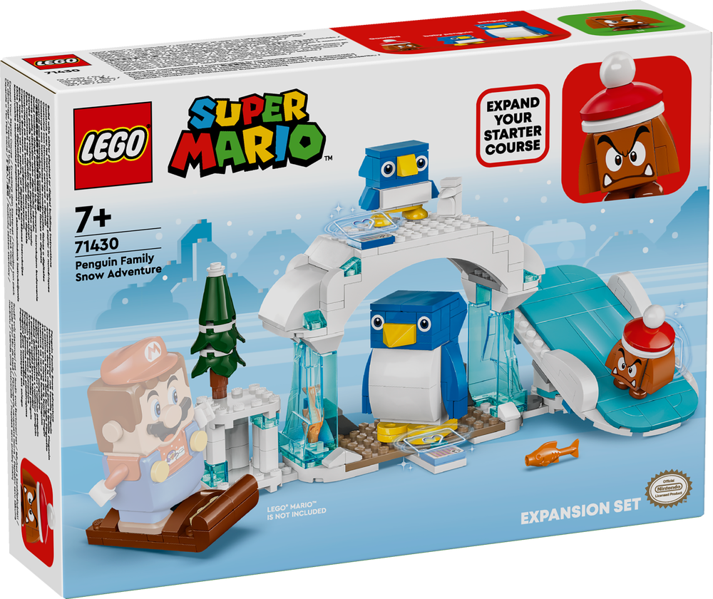 LEGO SUPER MARIO PACK DI ESPANSIONE LA SETTIMANA BIANCA DELLA FAMIGLIA PINGUOTTO 71430