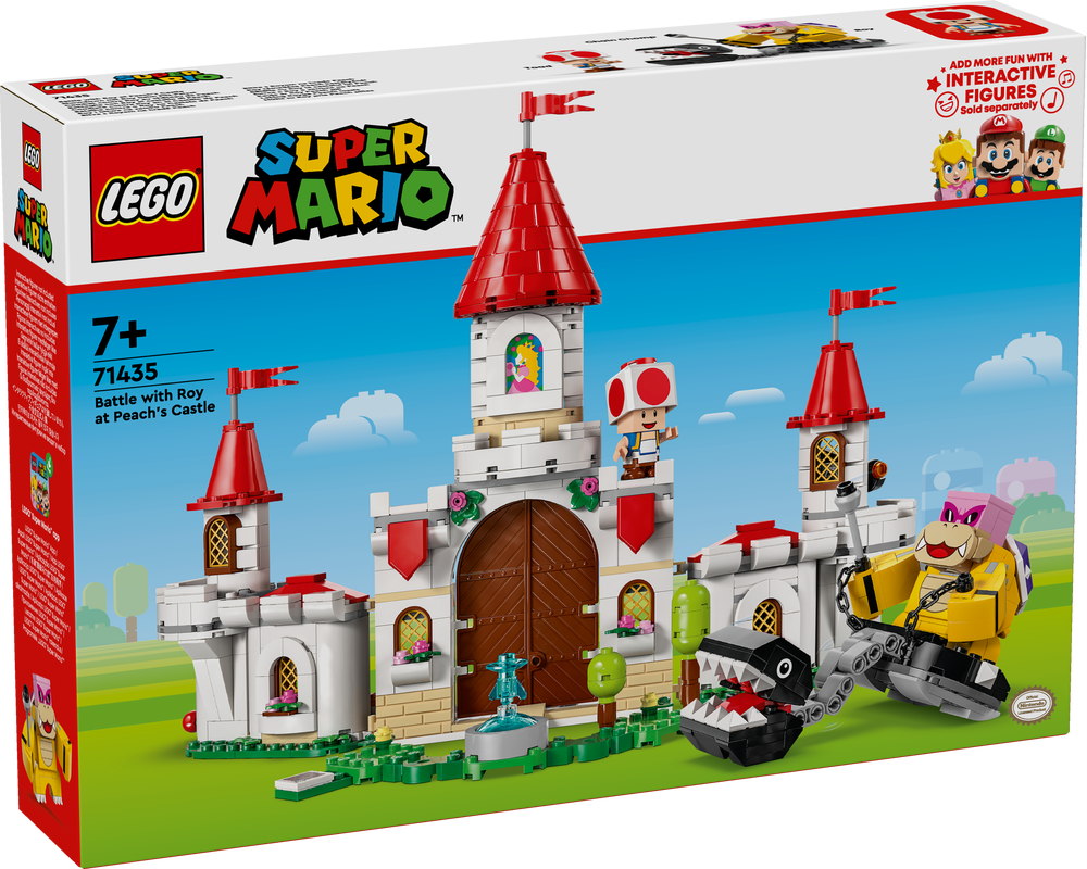 LEGO SUPER MARIO BATTAGLIA CON ROY AL CASTELLO DI PEACH 71435