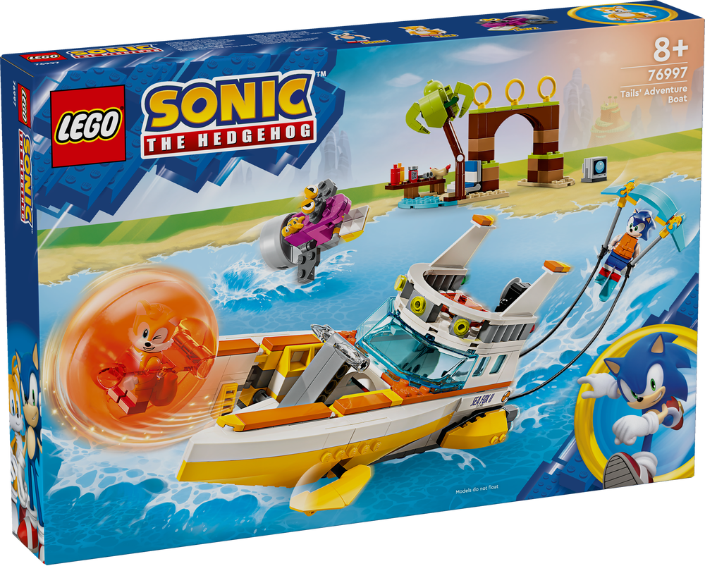 LEGO SONIC L’AEROSCAFO DELLE AVVENTURE DI TAILS 76997