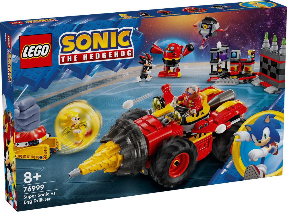 LEGO SONIC SUPER SONIC VS. EGG DRILLSTER 76999