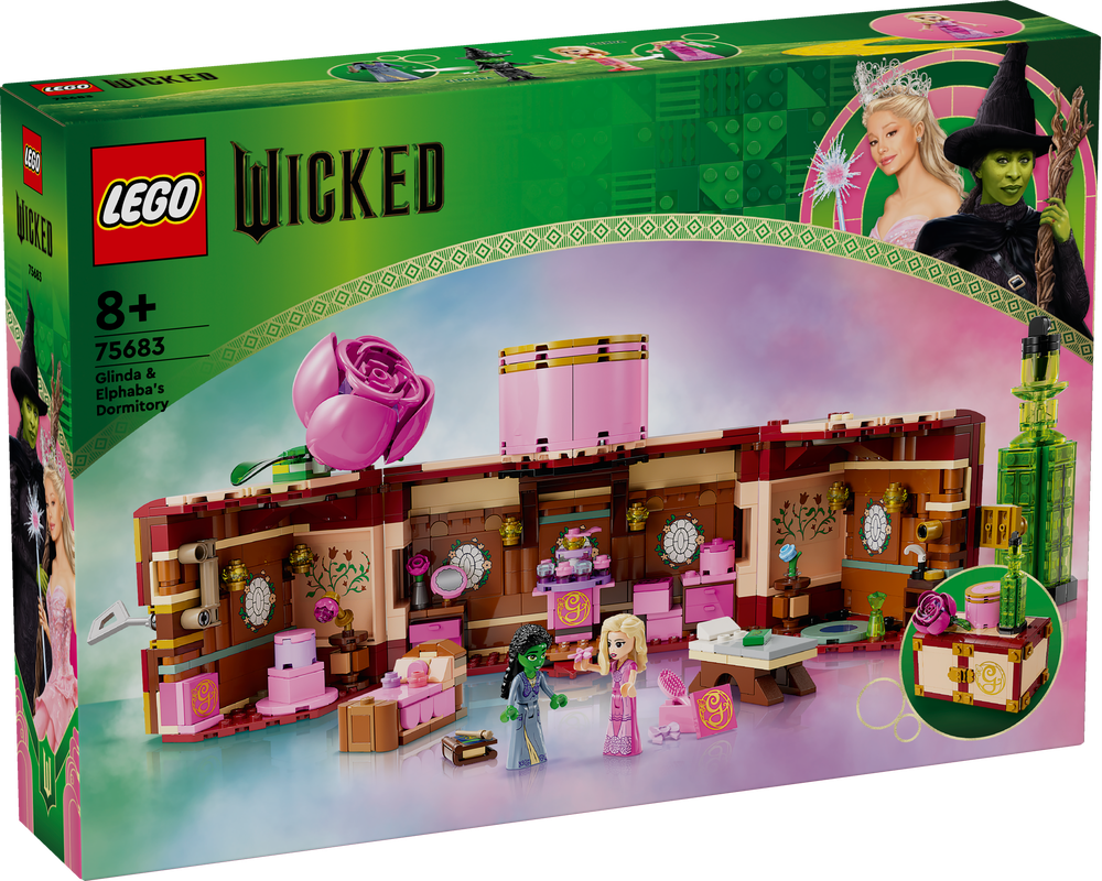 LEGO WICKED IL DORMITORIO DI GLINDA ED ELPHABA 75683