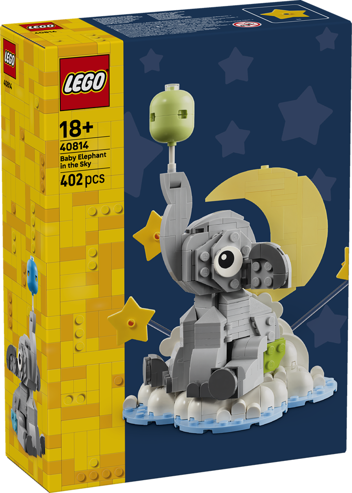 LEGO ICONIC ELEFANTINO TRA LE STELLE 40814