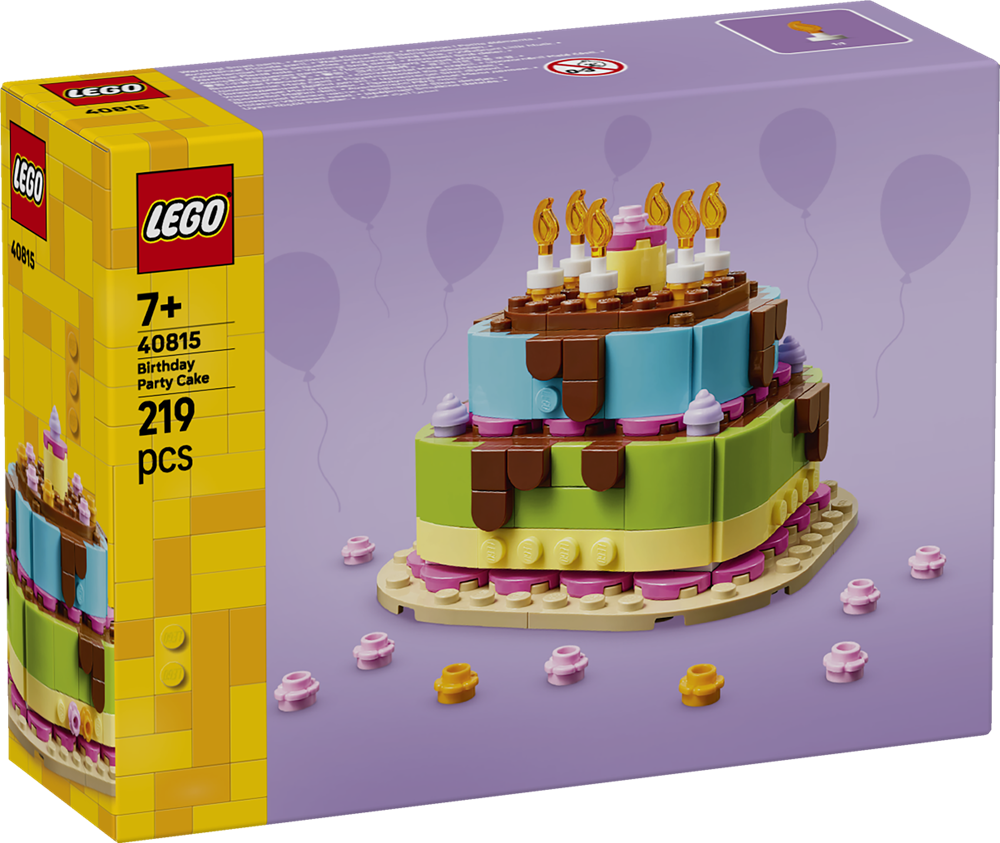 LEGO ICONIC TORTA DELLA FESTA DI COMPLEANNO 40815