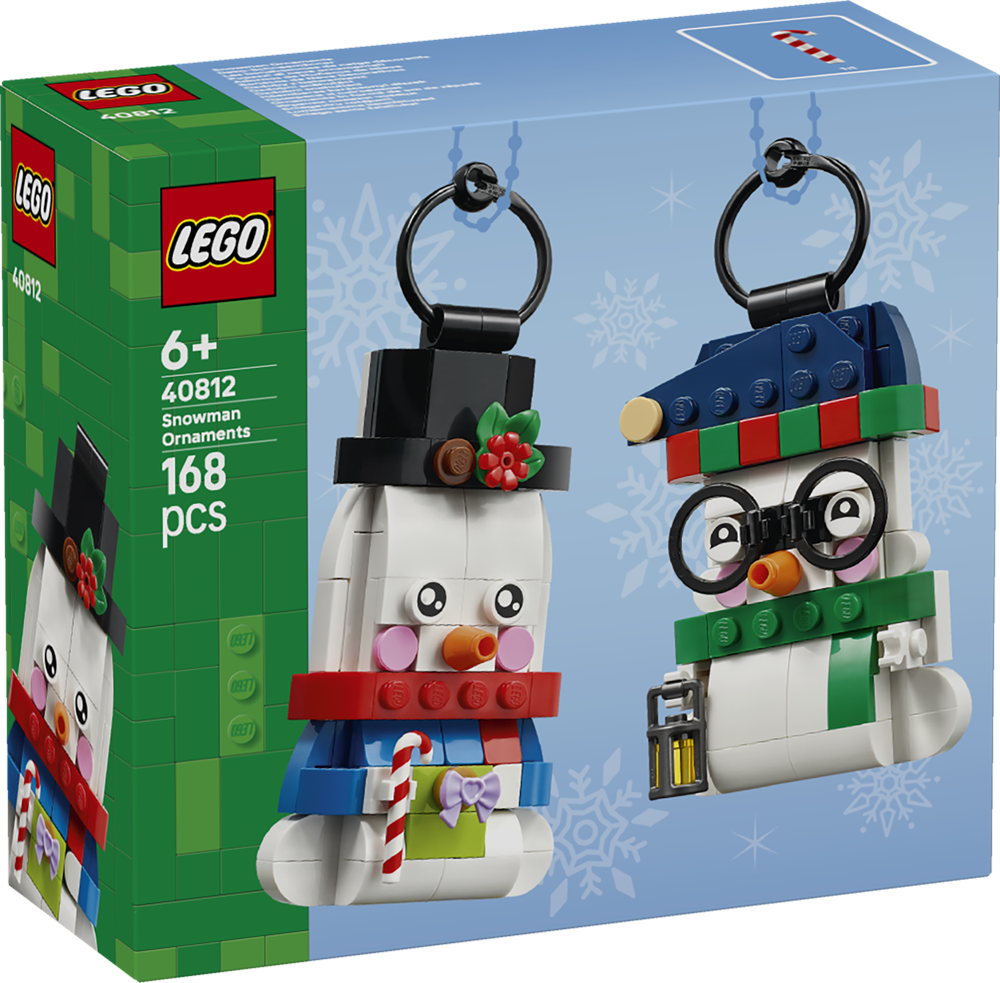 LEGO ICONIC PUPAZZI DI NEVE ORNAMENTALI 40812