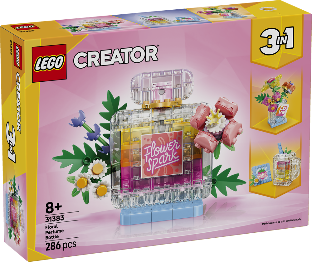 LEGO CREATOR BOCCETTA DI PROFUMO CON DECORAZIONE FLOREALE 31383