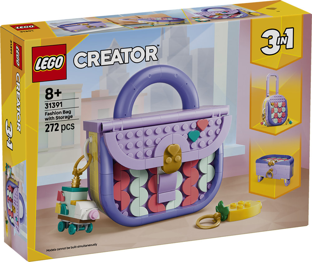 LEGO CREATOR BORSETTA ALLA MODA PORTAOGGETTI 31391