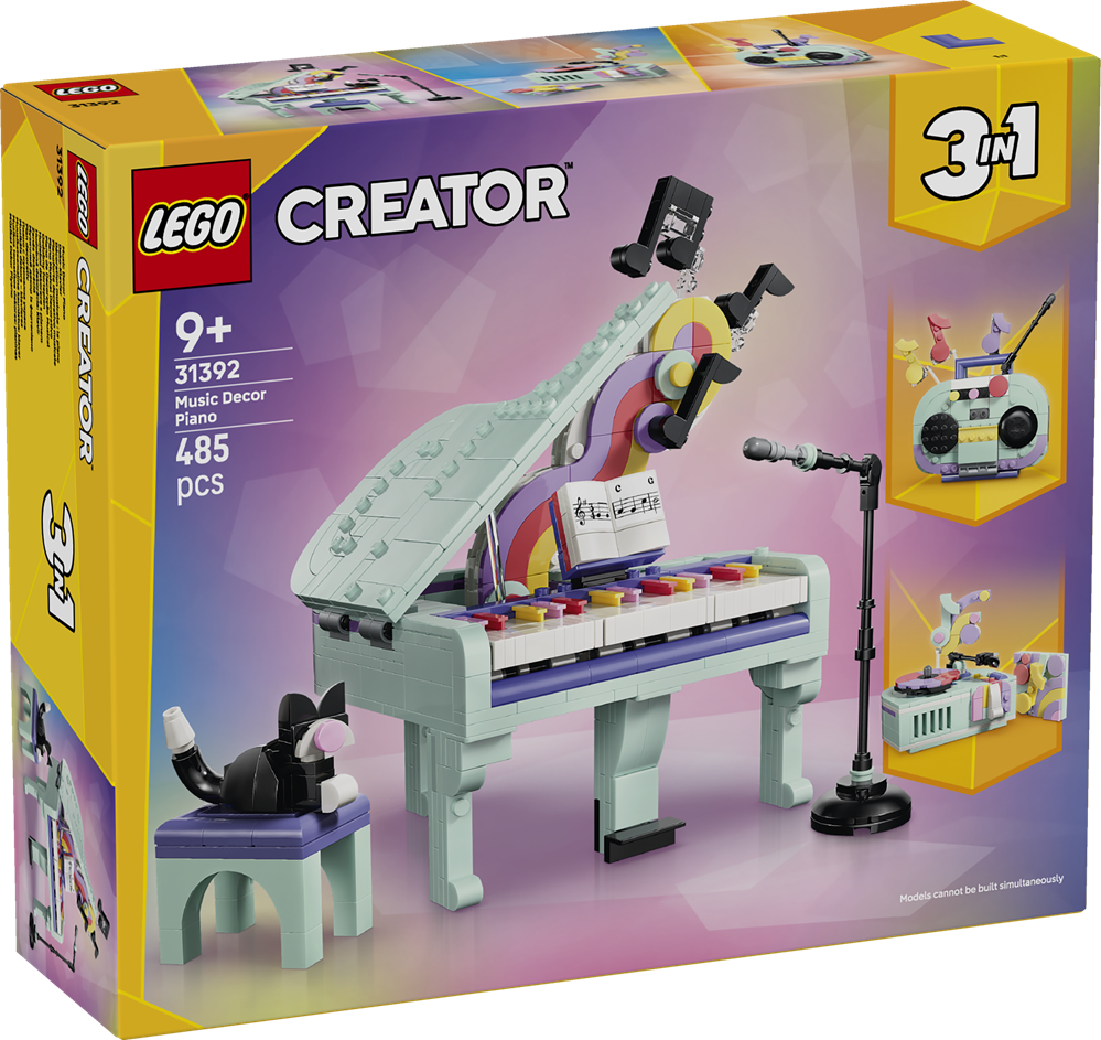 LEGO CREATOR PIANOFORTE DECORATIVO CON GATTO 31392