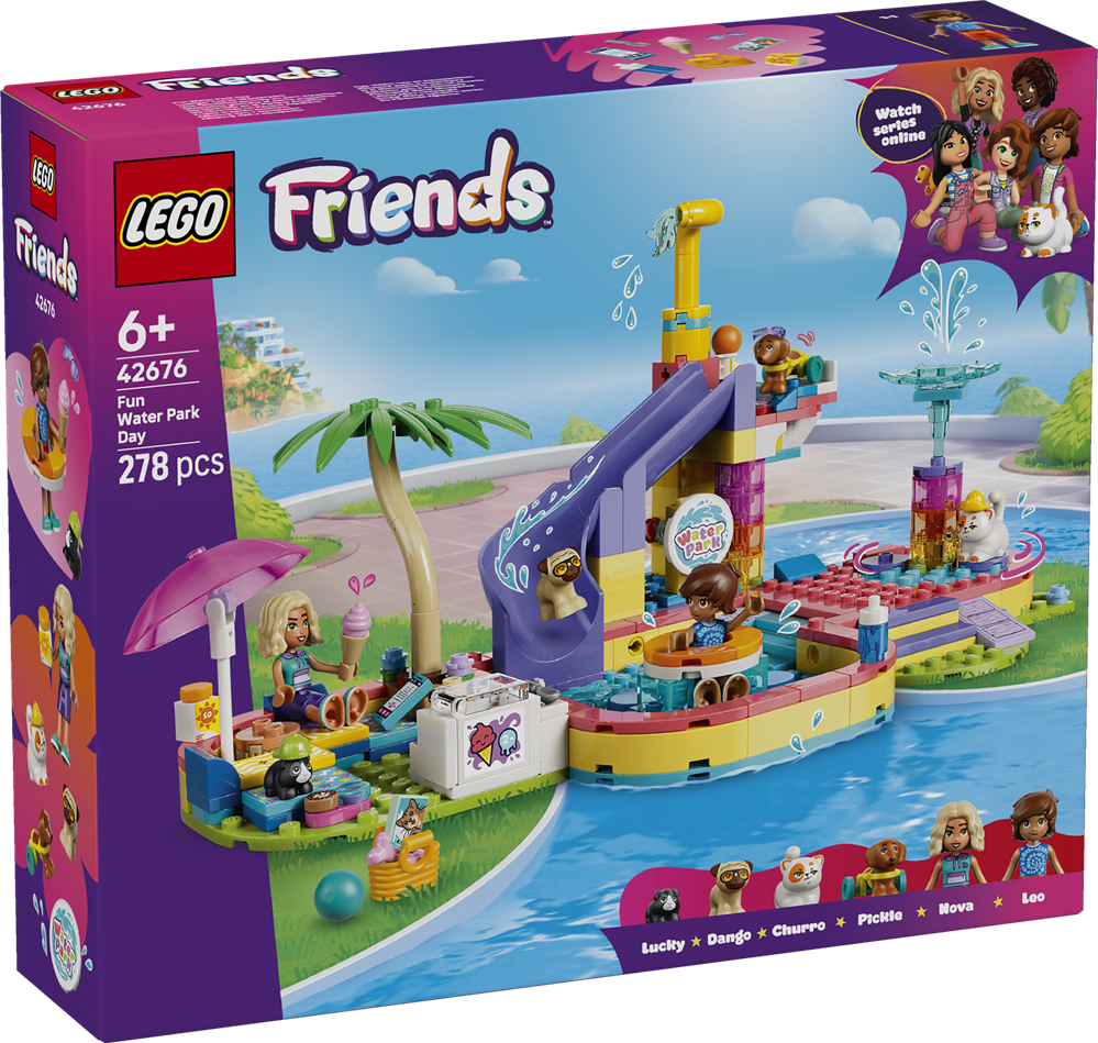 LEGO FRIENDS DIVERTENTE GIORNATA AL PARCO ACQUATICO 42676
