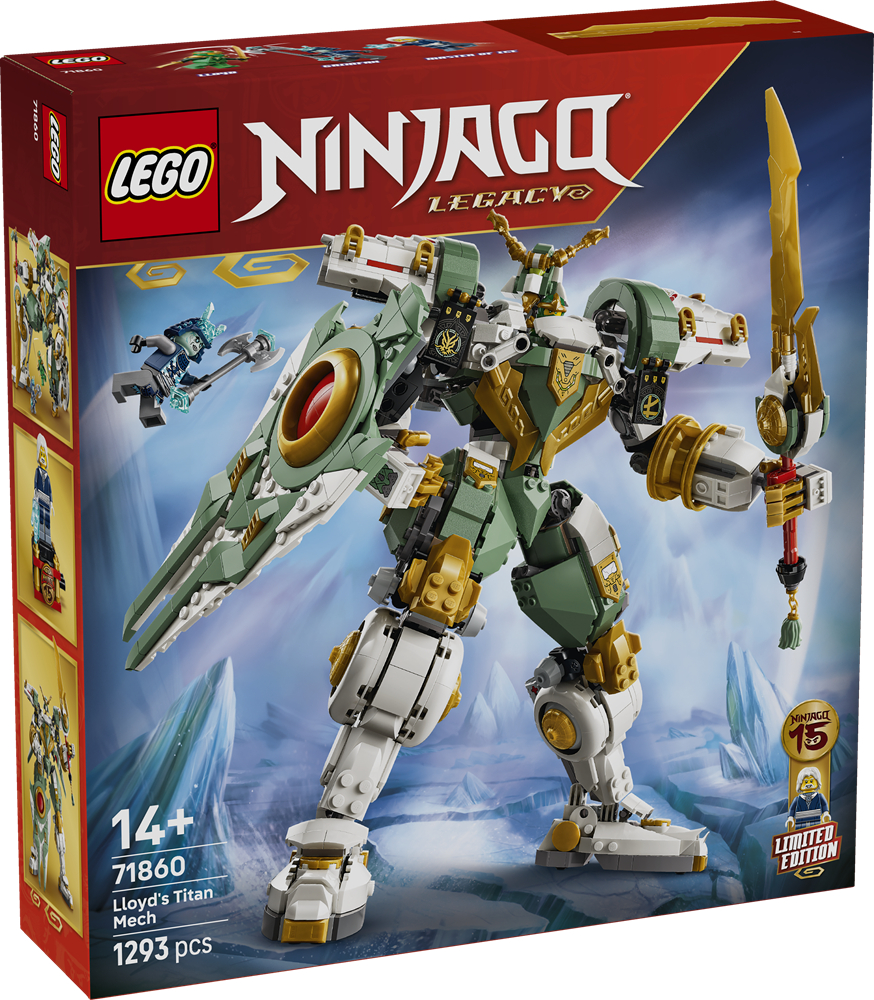 LEGO NINJAGO MECH TITANO DI LLOYD - 15° ANNIVERSARIO 71860