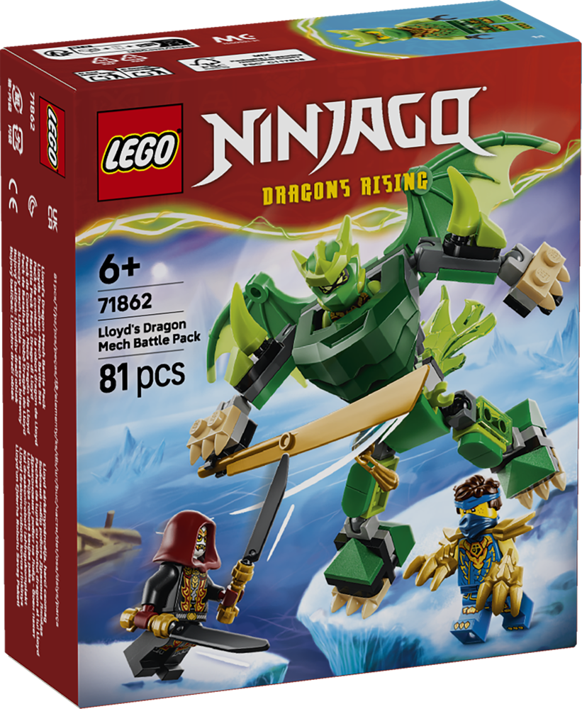 LEGO NINJAGO BATTLE PACK MECH DRAGO DI LLOYD 71862