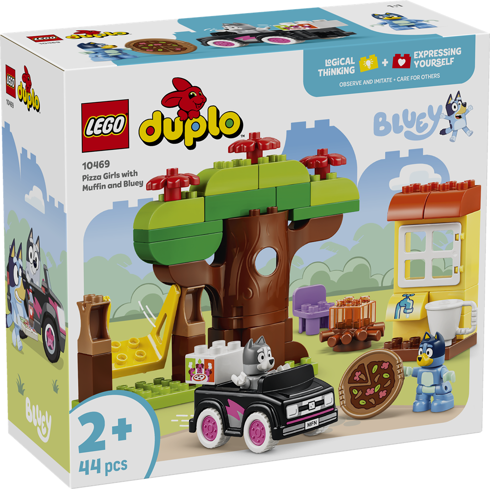 LEGO DUPLO BLUEY PIZZAIOLE CON MUFFIN E BLUEY 10469