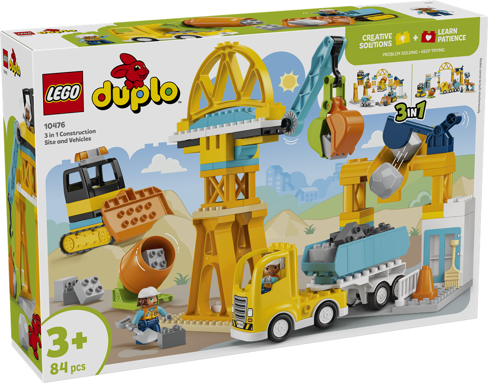 LEGO DUPLO TOWN CANTIERE E VEICOLI 3 IN 1 10476