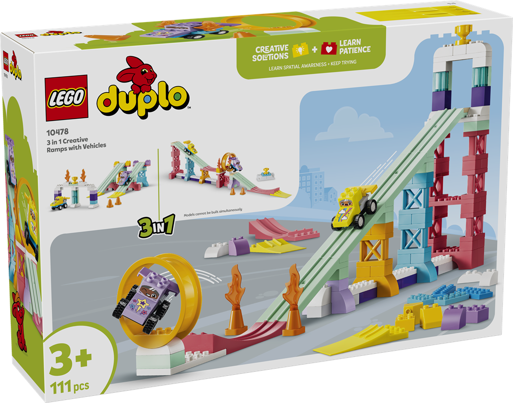 LEGO DUPLO TOWN RAMPE CREATIVE 3 IN 1 CON VEICOLI 10478