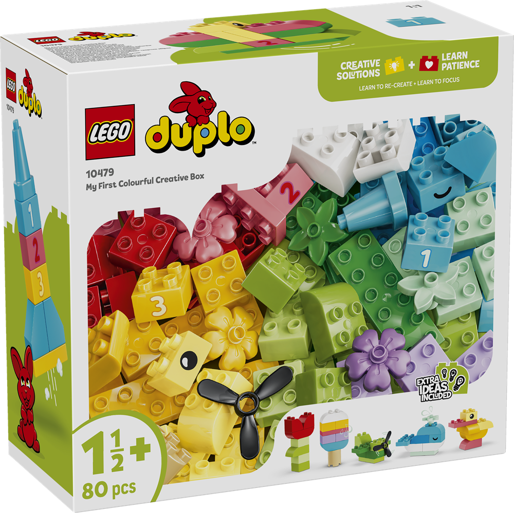 LEGO DUPLO CLASSIC SCATOLA CREATIVA COLORATA 10479