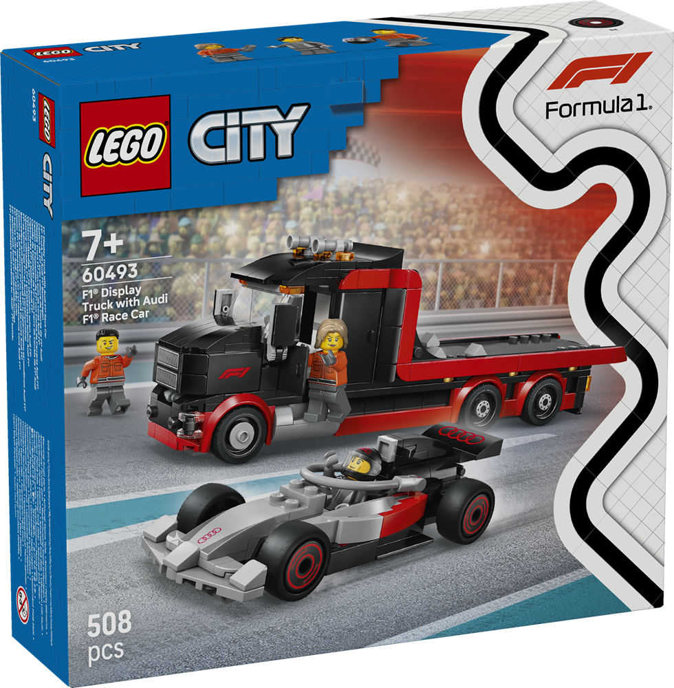 LEGO CITY DISPLAY TRUCK F1® CON AUTO DA CORSA AUDI F1® 60493