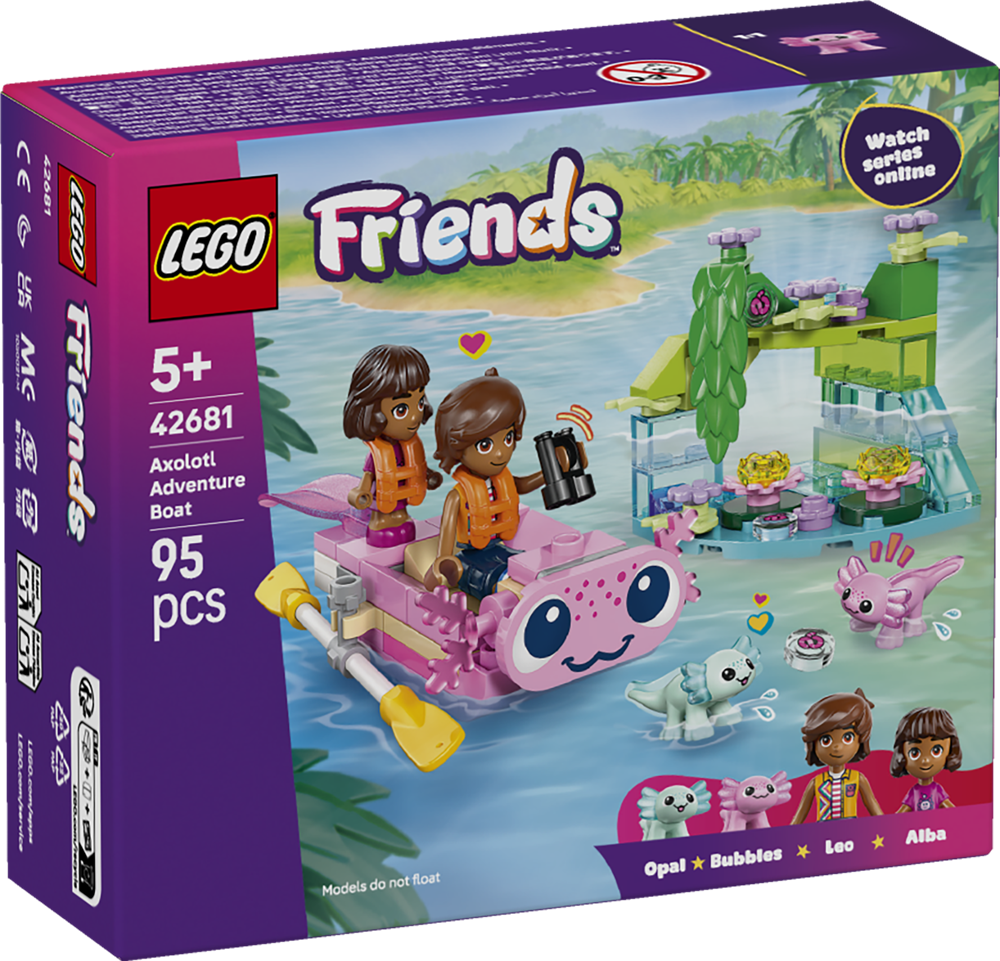 LEGO LEGO FRIENDS BARCA D’AVVENTURA AXOLOTL 42681