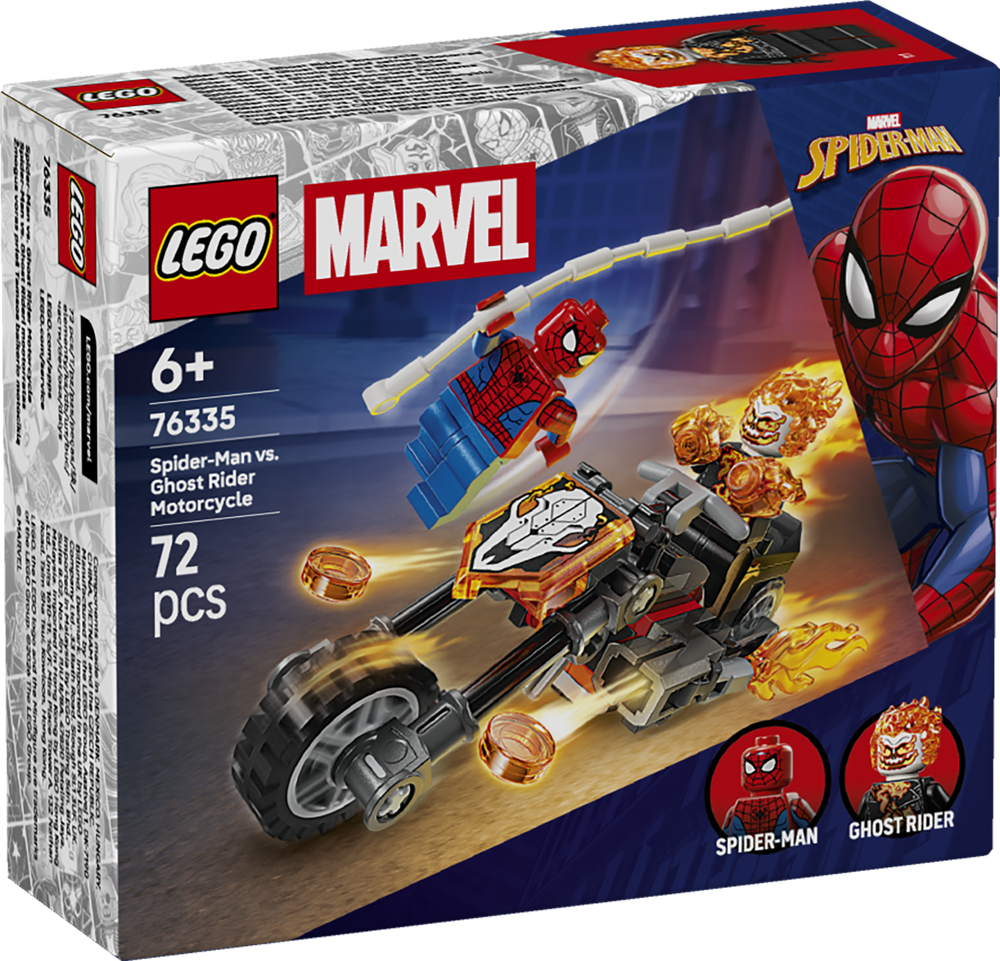 LEGO SUPER HEROES SPIDER-MAN VS. GHOST RIDER IN MOTOCICLETTA 76335