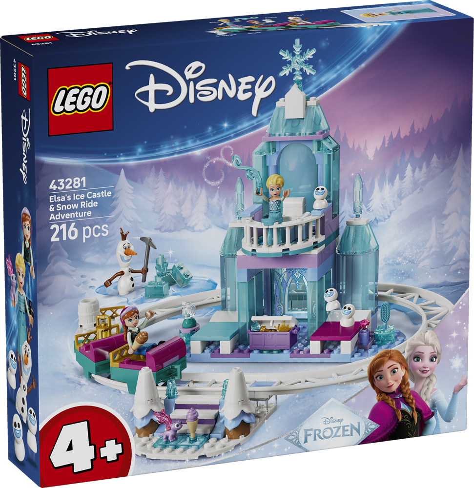 LEGO DISNEY PRINCESS CASTELLO DI GHIACCIO DI ELSA E AVVENTURA SULLA NEVE 43281