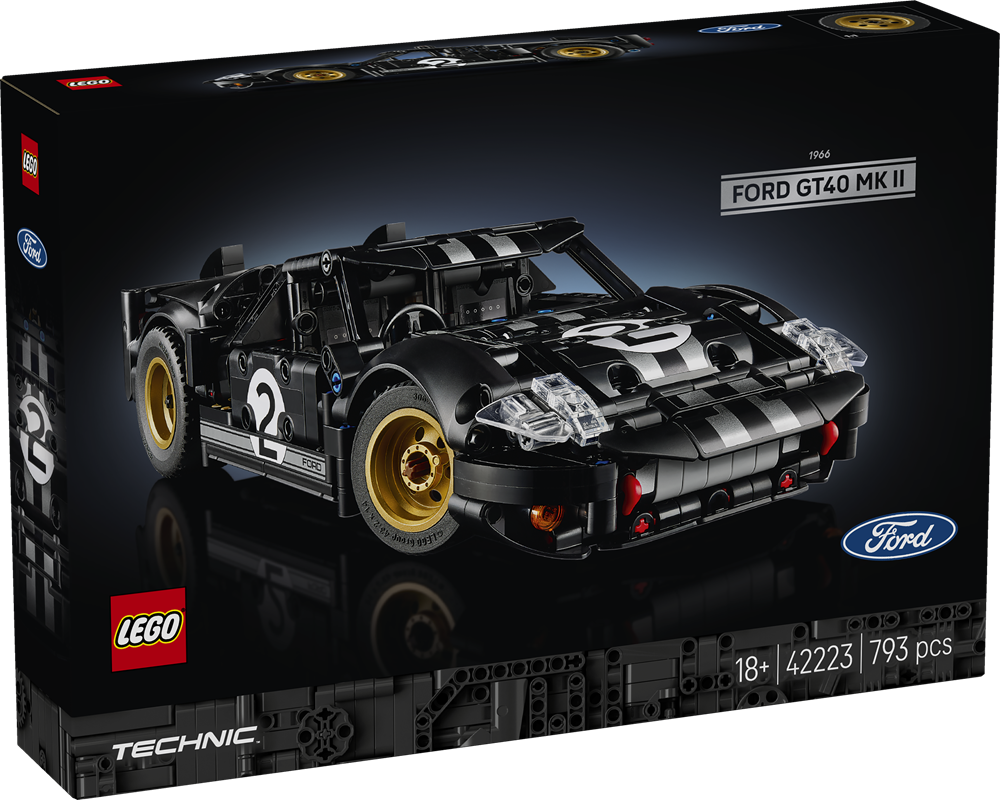 LEGO TECHNIC AUTO DA CORSA FORD GT40 MKII 1966 42223
