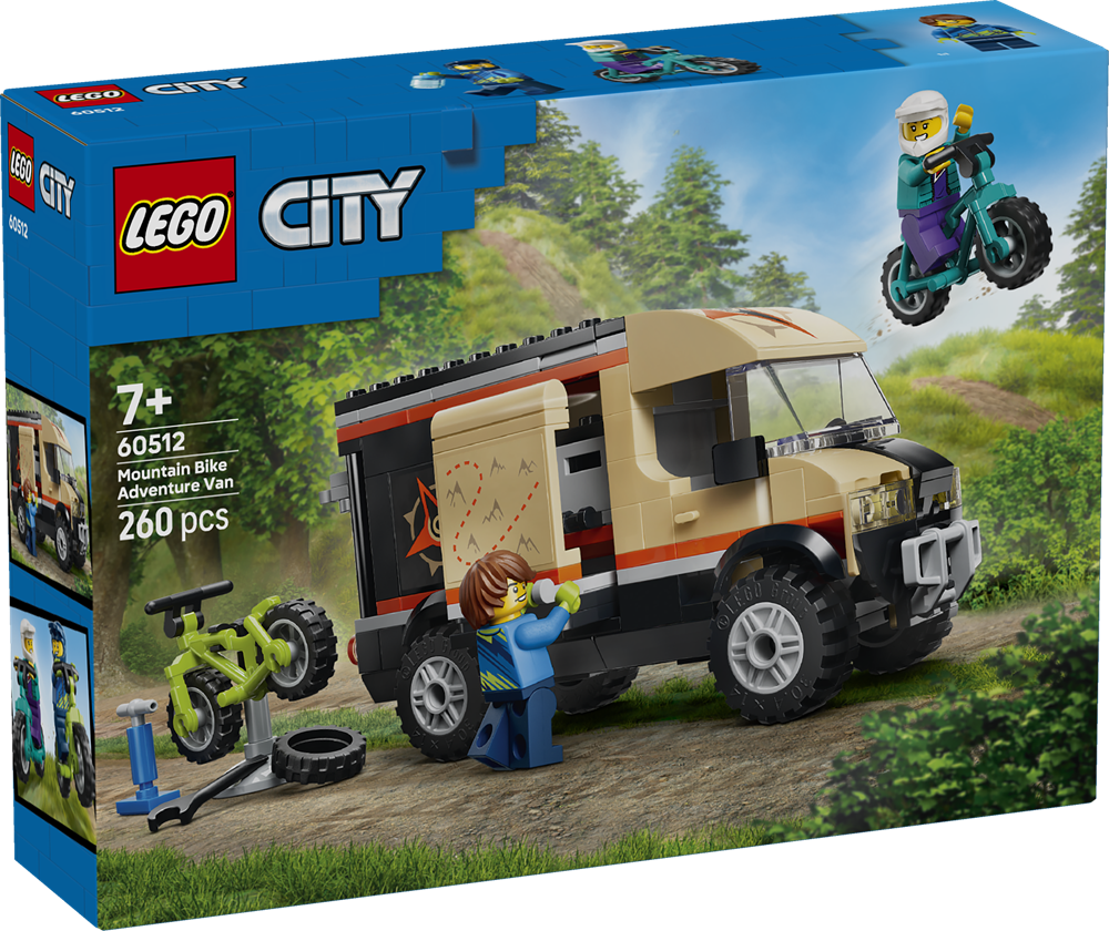LEGO CITY FURGONE DELLE AVVENTURE PER MOUNTAIN BIKE 60512