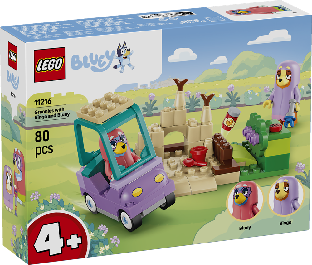 LEGO BLUEY NONNE CON BINGO E BLUEY 11216