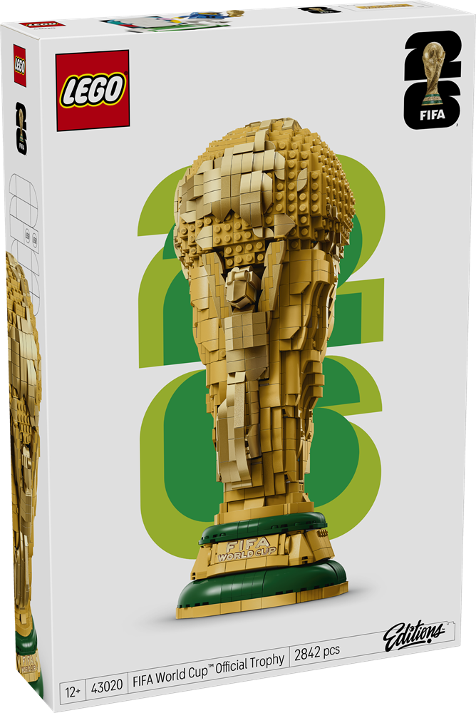 LEGO EDITIONS FOOTBALL TROFEO UFFICIALE COPPA DEL MONDO FIFA 43020