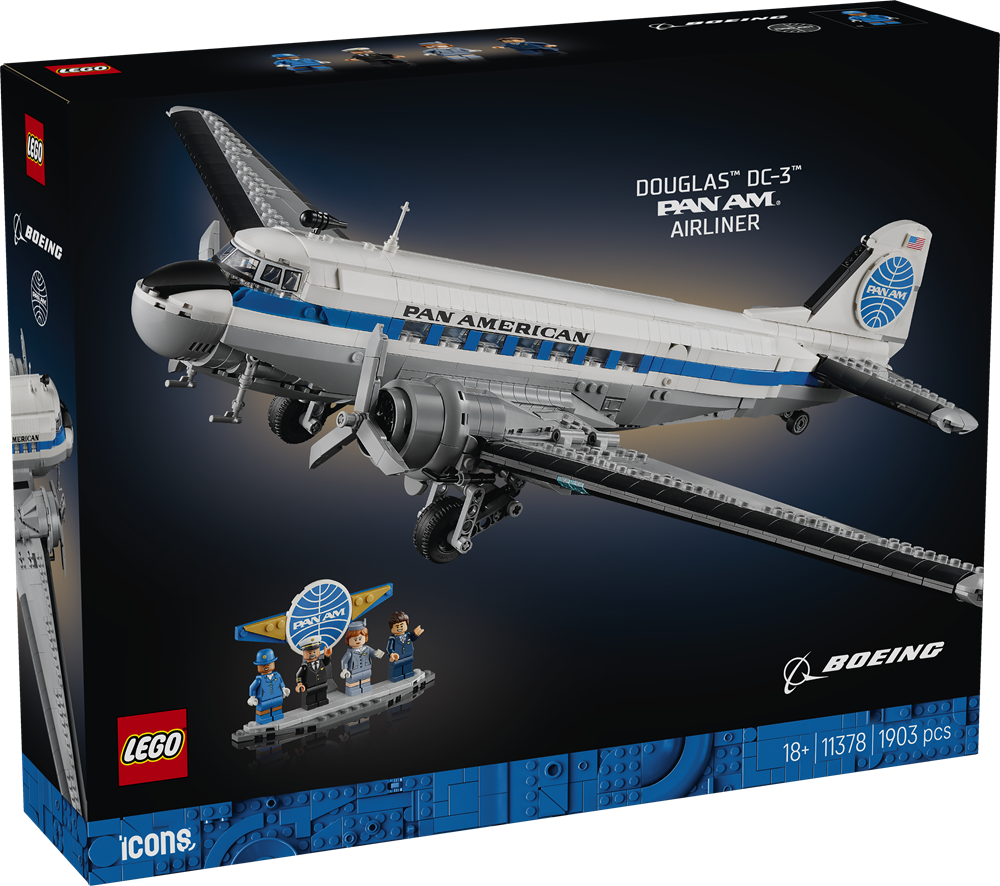 LEGO ICONS AEREO DI LINEA DOUGLAS™ DC-3™ PAN AM&reg; 11378
