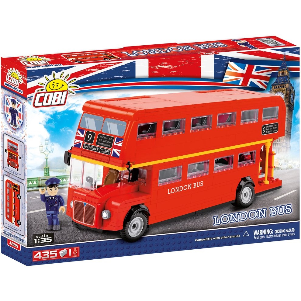 COBI ACTION TOWN - DOUBLE DECKER RED BUS 01885
