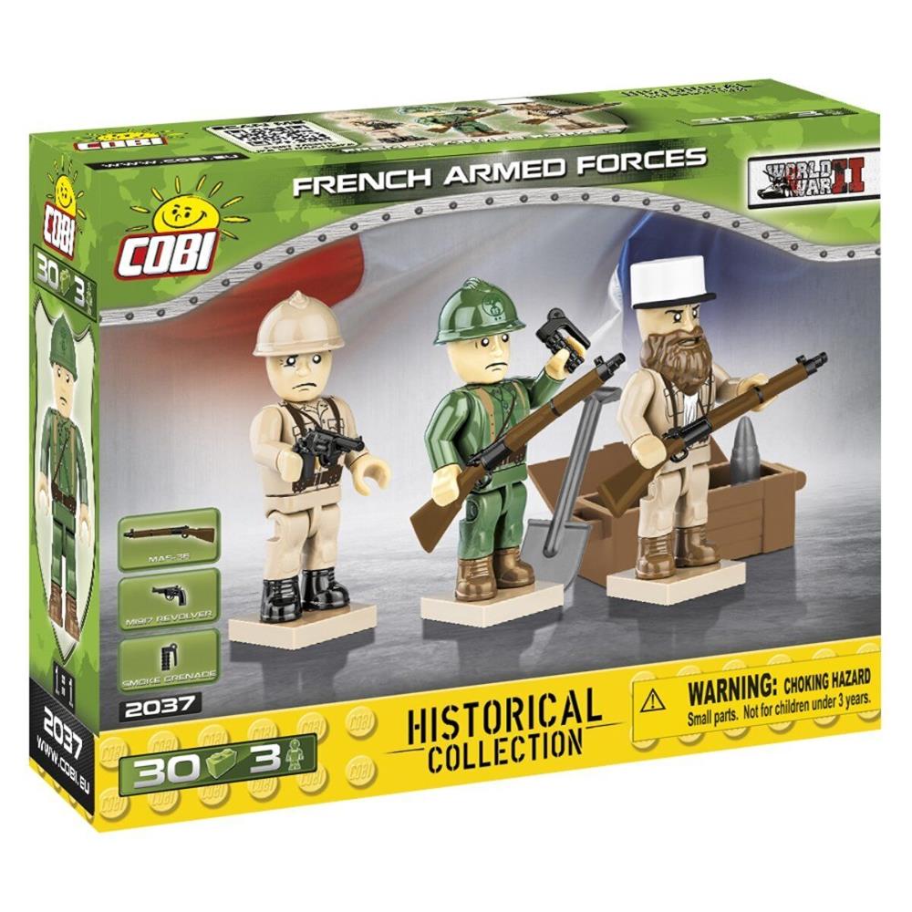 COBI HISTORICAL COLLECTION WWII FORZE ARMATE FRANCESI 2037