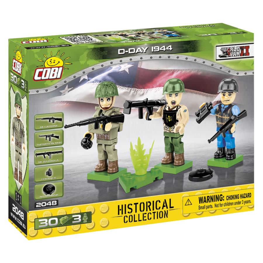 COBI HISTORICAL COLLECTION WWII US ARMY D-DAY 1944 2048